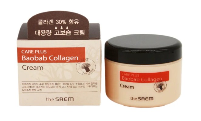 Крем The Saem baobab collagen