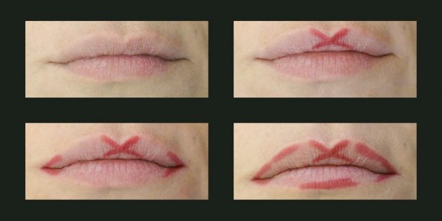 Секреты красоты: лёгкий способ нарисовать контур губ