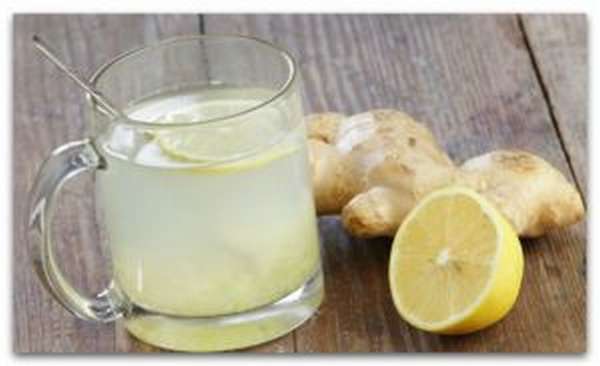 Напиток из лимона и имбиря
