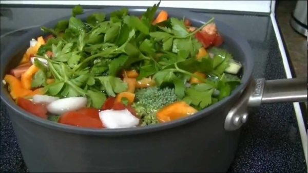 диетический овощной суп фото