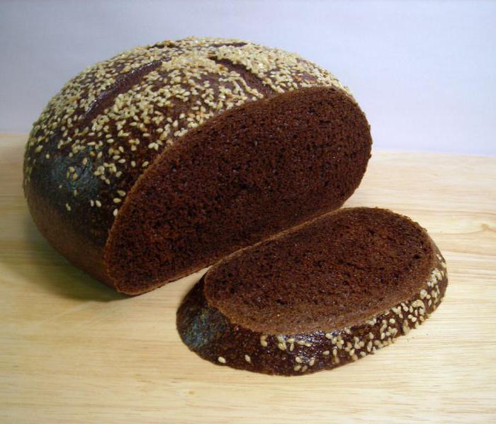 пищевая ценность черного хлеба