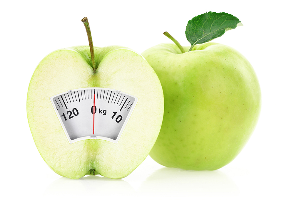 яблоко и весы