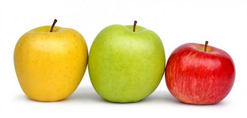 Яблоки калории на 1 яблоко. Калорийность разных типов яблок