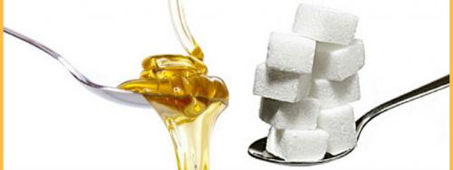 Калорийность сахара и меда. Сколько калорий в чайной ложке сахара и меда?