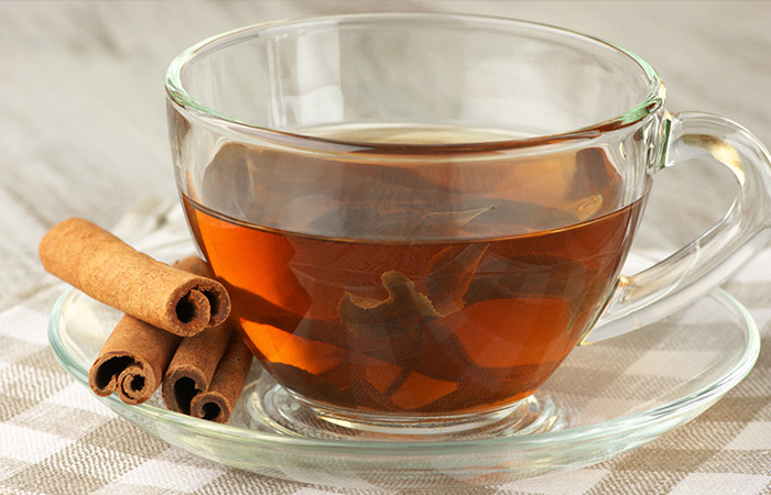 Чай с медом и корицей