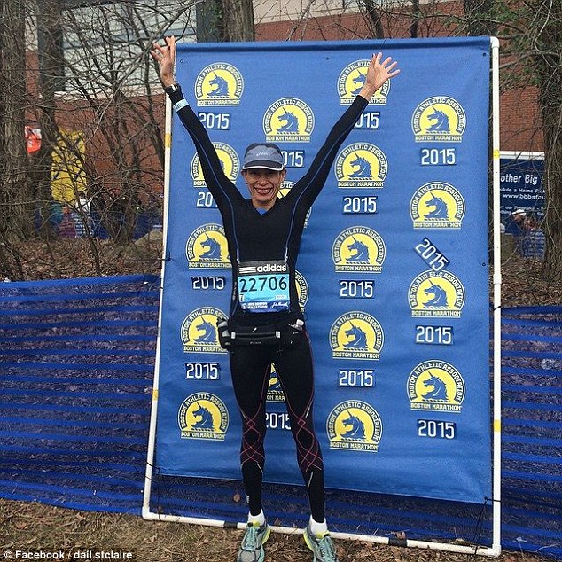 Dail completed her first Boston Marathon in 2015. 