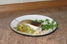 Фаршированная рыба, запеченная в духовке