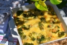 Запеканка с брокколи и фаршем