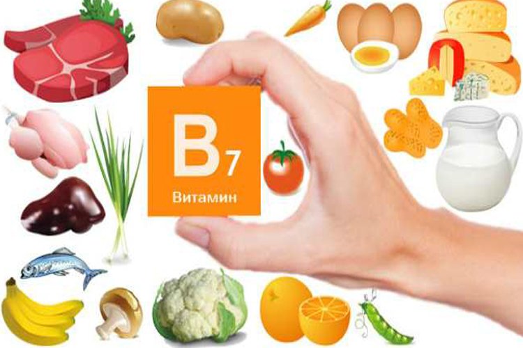 в каких продуктах витамин B7