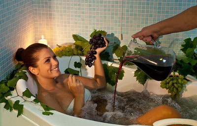 Ванны для похудения в домашних условиях с вином