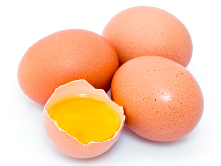 Белок желтка и белка яиц для набора массы