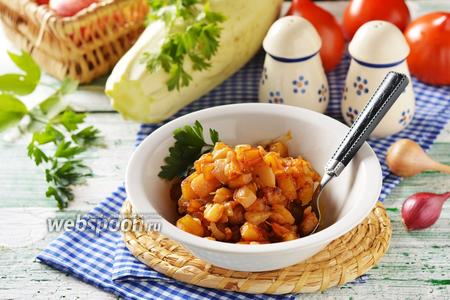 Фото рецепта Жареная картошка с кабачками