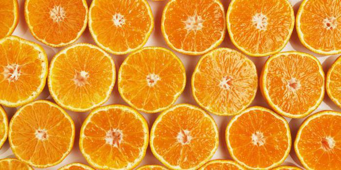 Calorie orange chemical composition and nutritional