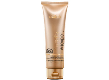 Термозащитный крем для поврежденных волос LOreal Professionnel Absolut Repair Lipidium