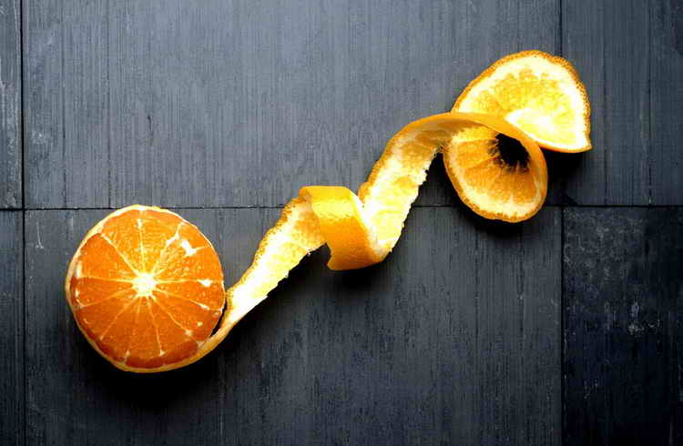 калорийность 1 апельсина без кожуры