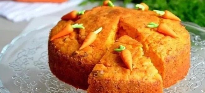 морковный пирог на кефире рецепт