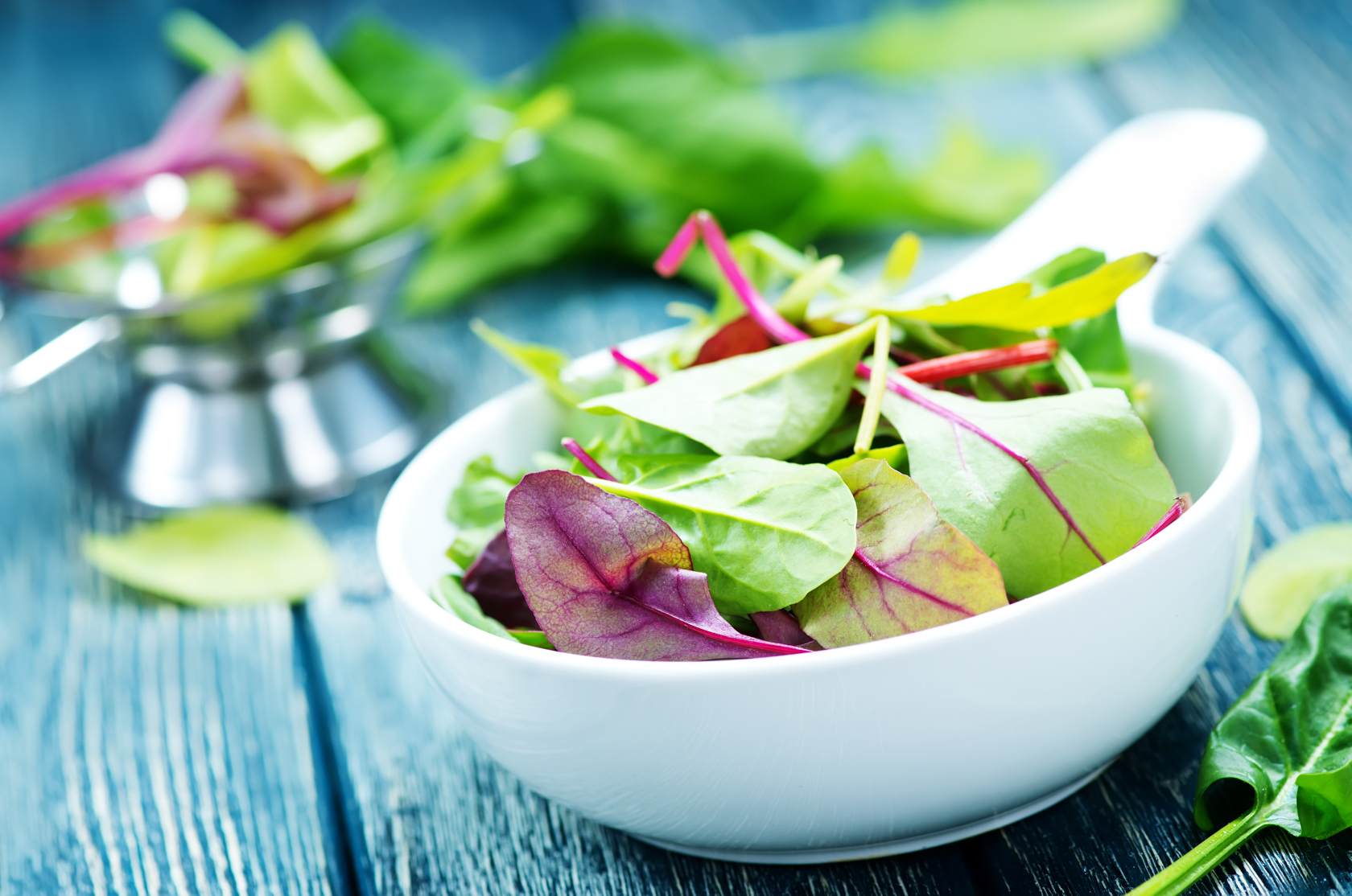 лёгкий салат, правильное питание, зелёный салат
