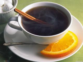 чай с апельсином и корицей