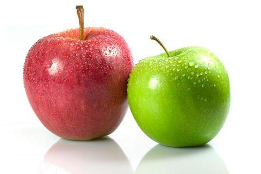 калорийность и БЖУ в яблоке голден
